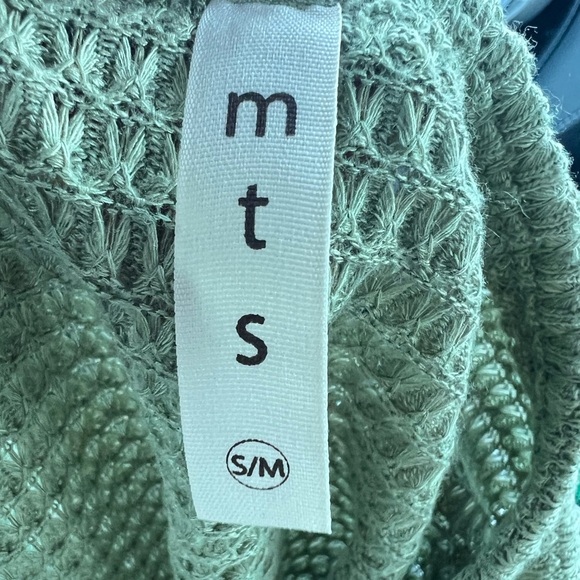 NWOT Melody Thomas Studio Long Sleeve Waffle Knit Top - Picture 9 of 9